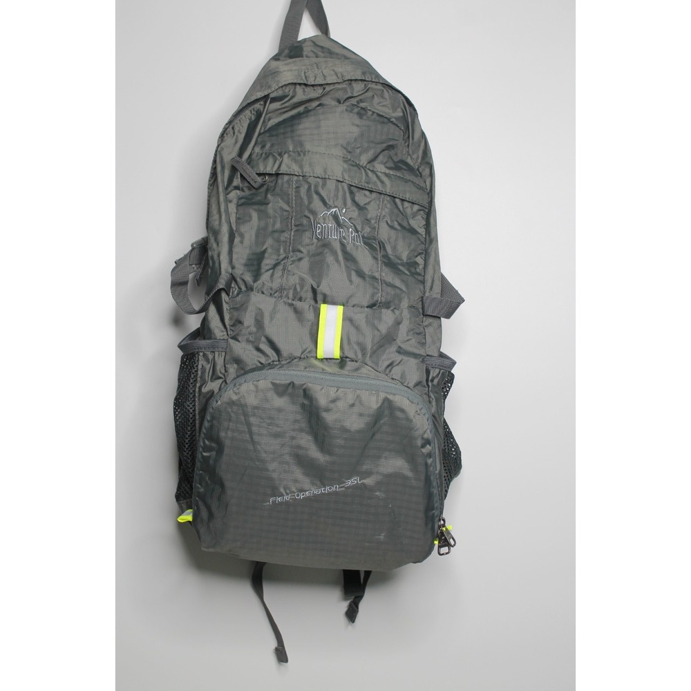 Venture Pal Field Operation 35L Lightweight Hiking Backpack Travel Bag - Grey